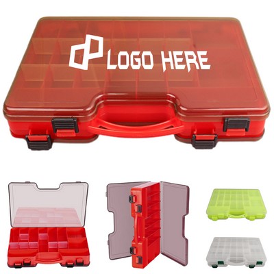 Multi-Functional Double-Sided Portable Tackle Box
