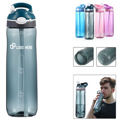 26Oz.Plastic Bottle Cup W/ Pop-Up Lid