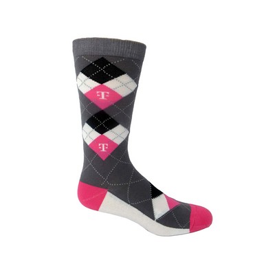 Pantone Matched Jacquard Dress Socks