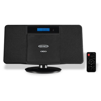 Jensen Audio Wall-Mountable Bluetooth Music System w/Mp3 Cd Player Digital Am/Fm Stereo Radio Remote