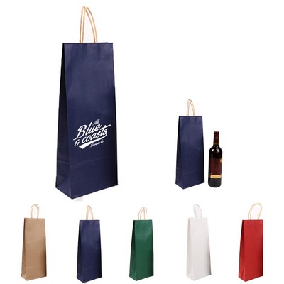 Kraft Paper Wine Gift Bag