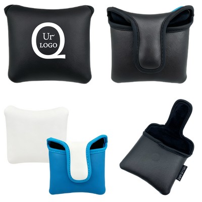 Square Magnetic Closure Golf Shaft Protector Head Cover