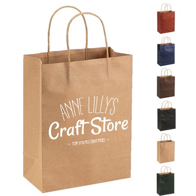 Fold Eco-Friendly Kraft Paper Shopping Bag