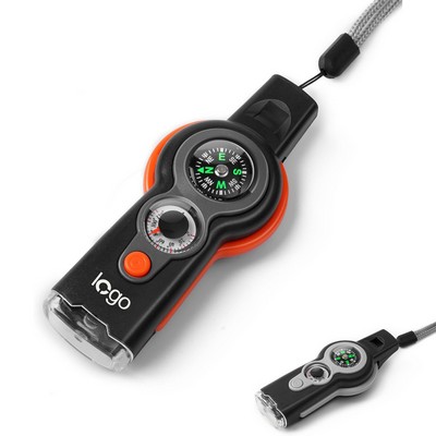 7-in-1 Emergency Survival Function Whistle