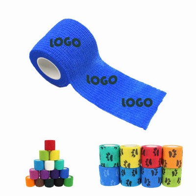 Multi-Color Non-Woven Self-Adhesive Elastic Sports Bandage