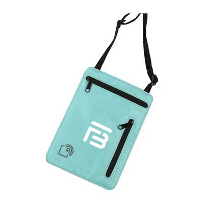 Secure Travel Pouch Passport Case