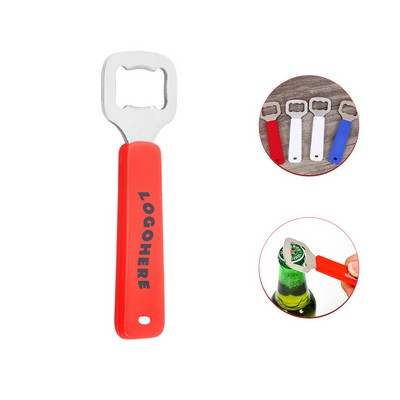 Plastic Handle Metal Bottle Opener
