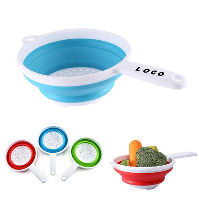 Collapsible Silicone Strainer Colander