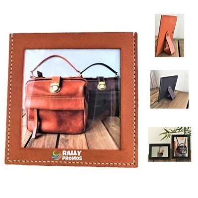 PU Leather Photo Frame Home and Office