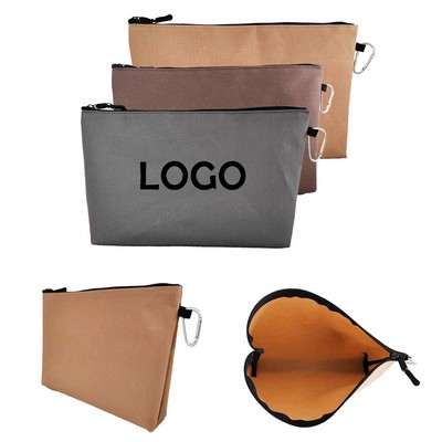 Flat Bottom Tool Bag With Carabiner