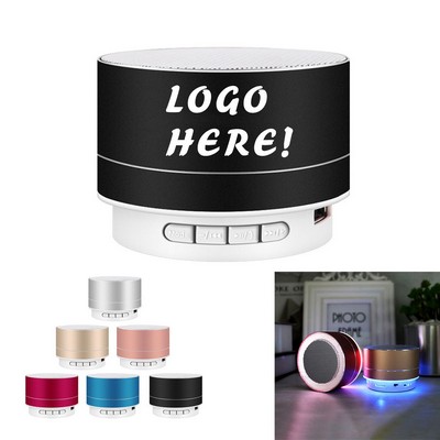 Bluetooth Speaker w/ LED Light
