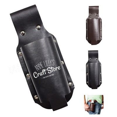 Leather Beer Bottle Holder