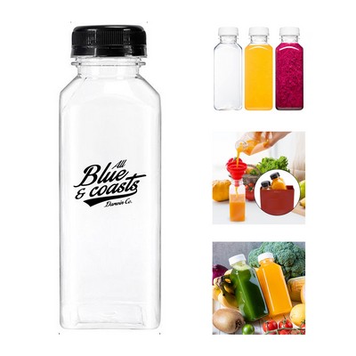 17 oz Food Grade Clear Plastic Beverage Bottle