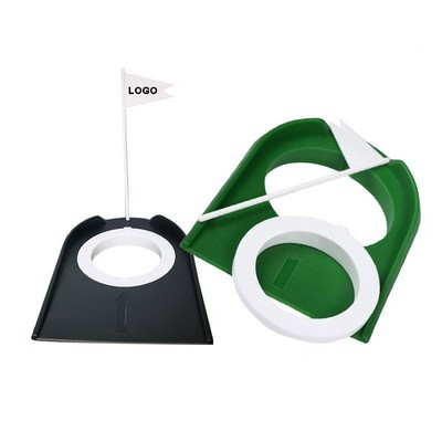 Indoor Plastic Golf Putting Cup and Flag Golf Hole Training