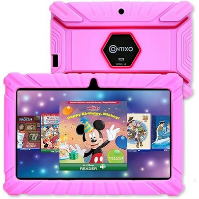 Contixo 7" Kids Tablet, Android 11 Go OS, 2GB+32GB Disney