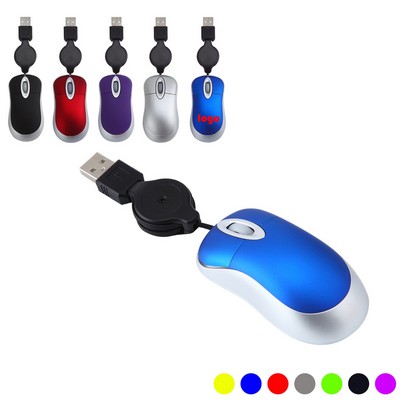 Mini Telescopic Wired Mouse