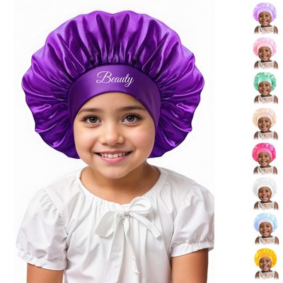 Kids Satin Bonnet for Sleeping