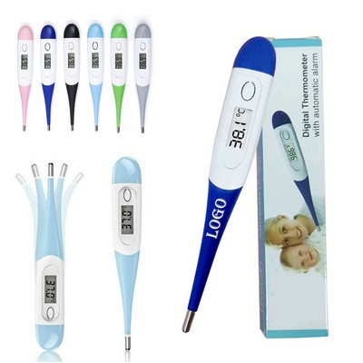 Digital Body Thermometer With Flexible Tip