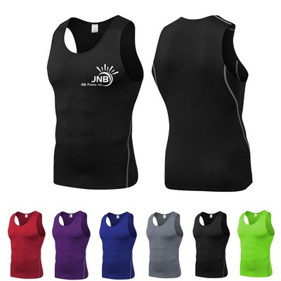 Men's Sleeveless Quick-Dry Workout Tank Top