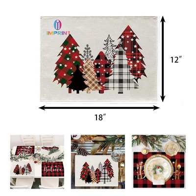 Personalized Colorful Linen Placemat