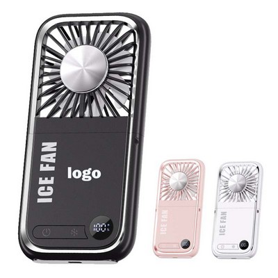 Ice Cooling Handheld Fan