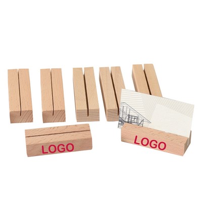 Wooden Business Card Holder