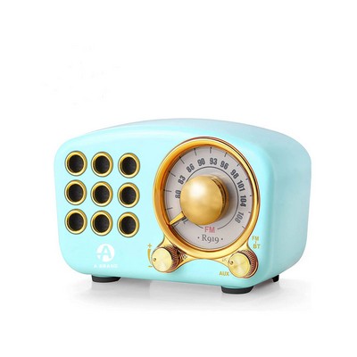 Retro Bluetooth Speaker Vintage FM Radio