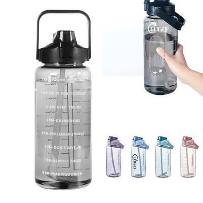 64 oz Large Sports Water Bottle with Straw