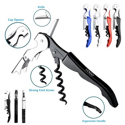 Open Professional Metal Wine Opener/Corkscrew