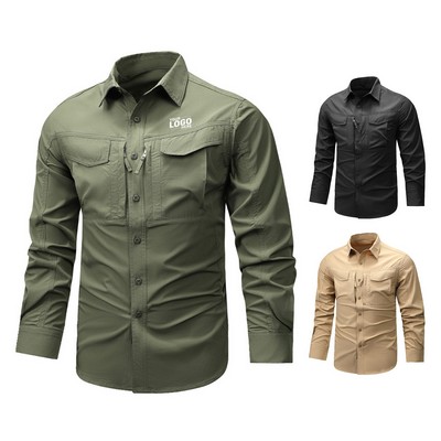 Long Sleeve Cargo Shirt