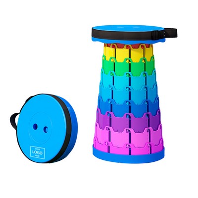 Retractable Folding Rainbow Stool