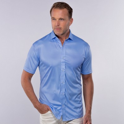Collars & Co.® Quattro Flex Short Sleeve Button Down