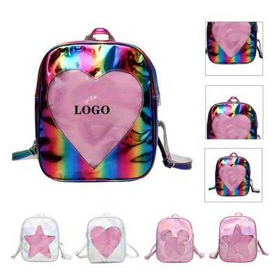 Fashion-Forward Laser Reflective Backpack for Daily Use