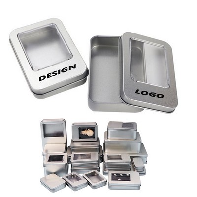 Rectangular Tin Container