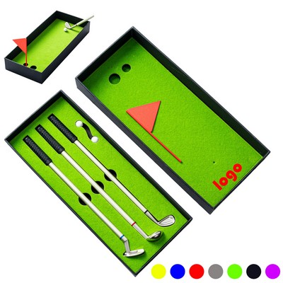 Desktop Golf Ballpoint Pen Gift Set