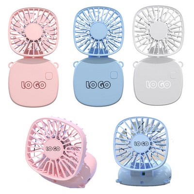 Custom Foldable Neck Hang Mini Handheld Charging Small Fan