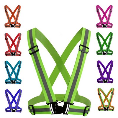 Adjustable Elastic Reflective Safety Belt