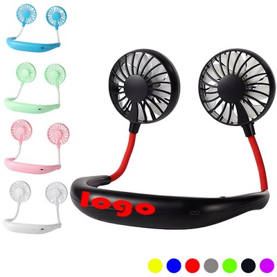 Wearable LED Neck Fan
