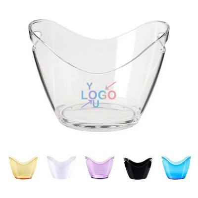 Plastic Oval Ice Buckets For Beer Bottle