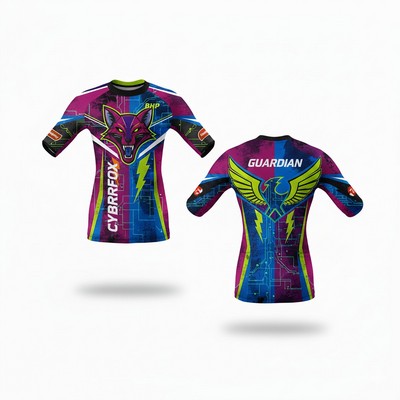 Unisex Full Color Dye Sublimated Custom Cycling Jersey Shirt