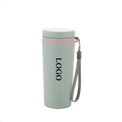 Durable Double-layer Wheat Straw Water Bottle