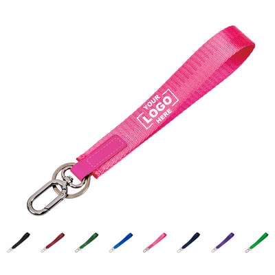 1" Polyester Lanyard with Keychain