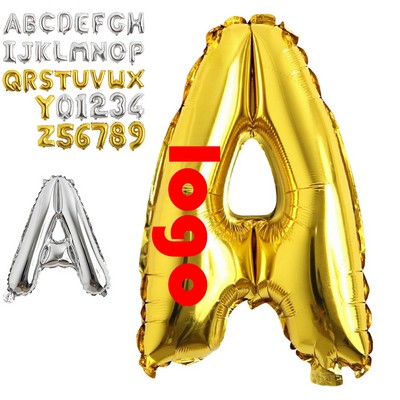 32" Large Foil Letter Balloons