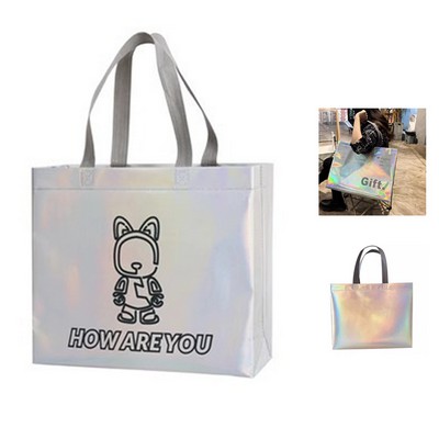 Holographic Non-woven Tote Bag