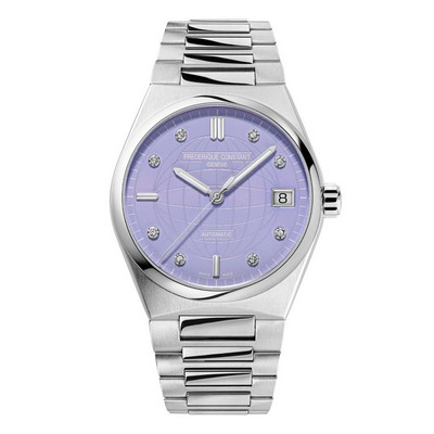 Frederique Constant Ladies' Highlife Automatic Watch Light Purple Dial