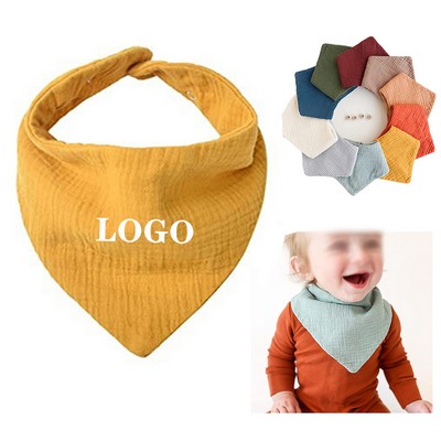 Bandana-Style Drool Bibs for Babies