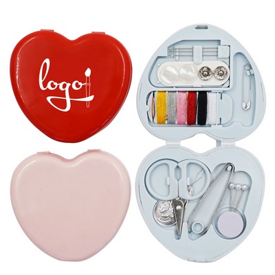 Heart-Shaped Sewing Kit