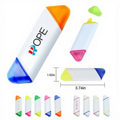 Two-Color Highlighter Marker Pen
