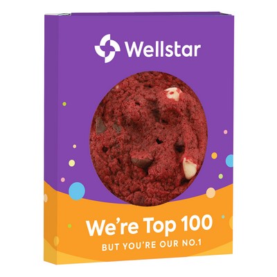 Window Box with Gourmet Cookie - Red Velvet