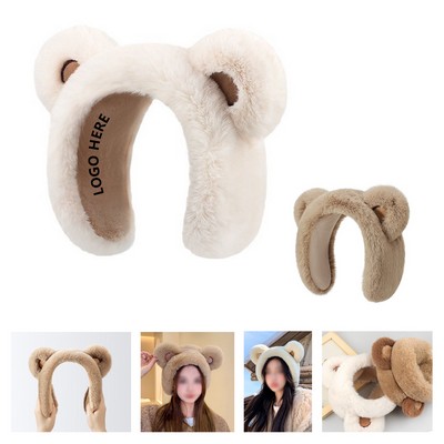 Adorable Bear-Themed Winter Ear Warmers